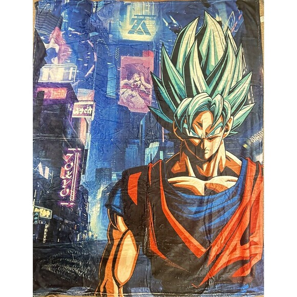 Anime 3D D-Dragon-Ball Cartoon Soft Plush Blanket Flannel Blanket Throw - Picture 7 of 8